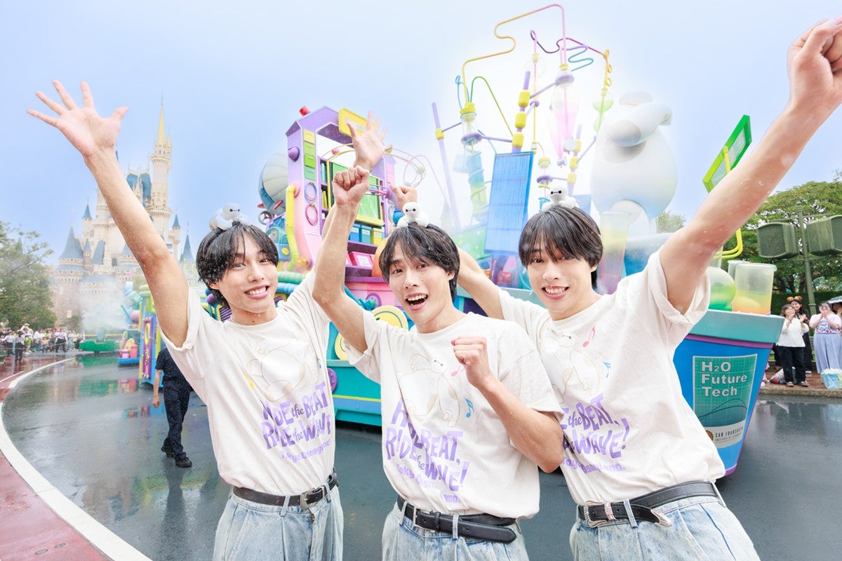 佐藤三兄弟が行ってきた☆真夏のびしょ濡れディズニー！3人で声をそろえて「今度はまた家族で来たいね！」