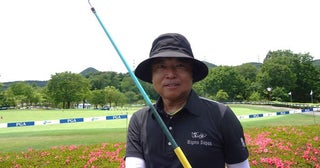 片山晋呉が“世界初”のアイアン用カーボンシャフト投入衝撃吸収材入りのティファニーブルーは「体にやさしい」