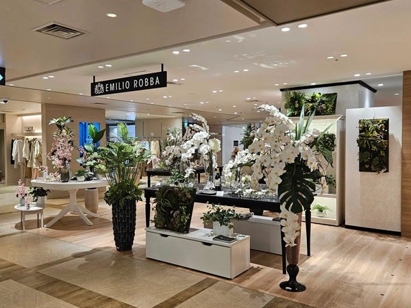 【兵庫県芦屋市】アートフラワーの製造‧販売を⾏うエミリオ‧ロバが、大丸芦屋店をオープン！