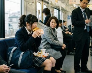 「他人のスマホ見てんじゃねーよ！」電車で“やりたい放題”の女子高生に注意し続けた35歳女性。見知らぬ男性の一言に救われた