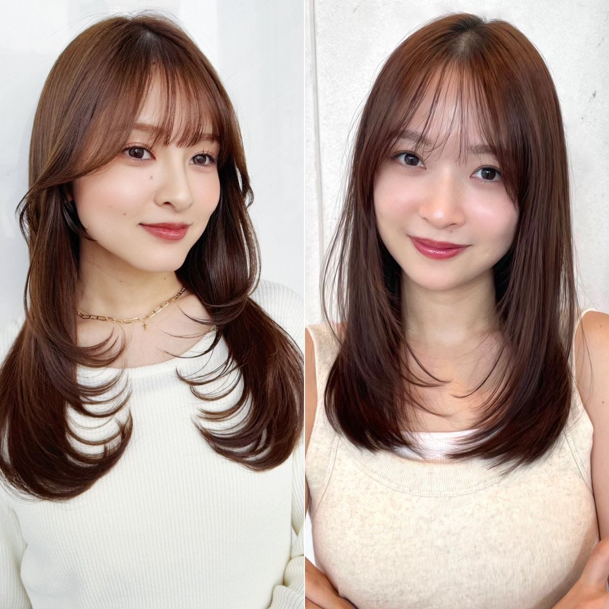 レイヤーカット3選！重めロングも軽やかに。朝ラクで垢抜ける大人ヘア