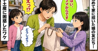 「ママからです」娘の友だちが持参した手土産→袋の中を確認し、食べるのをためらったワケ