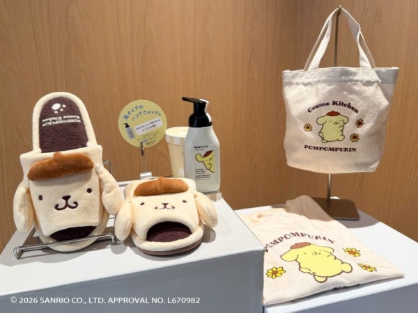 ポムポムプリンのコラボグッズがかわいすぎ！Cosme Kitchenの展示会で見つけた新作ビューティアイテム