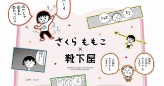 靴下屋で「ちびまる子ちゃん」「コジコジ」とのコラボソックスが発売刺繍サービスも