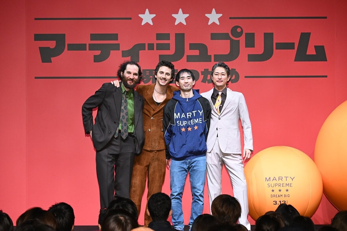 ティモシー・シャラメ、1年ぶりの日本は「最高」！『マーティ・シュプリーム 世界をつかめ』ジャパンプレミア