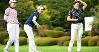 竹田麗央、小祝さくら、岩井明愛の仲よしトリオが懸垂に挑戦！ 三者三様の結果にファンもほっこり笑顔