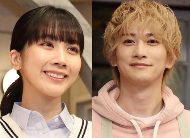 町田啓太＆松本穂香、笑顔でグッドポーズ…仲良しショットに「エネルギーをいただきました」の声＜タツキ先生は甘すぎる！＞