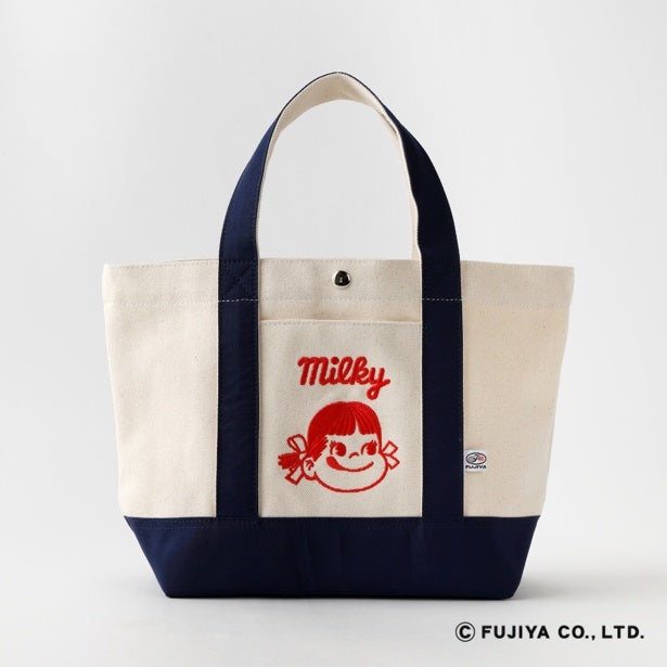 紀ノ国屋と不二家がコラボ！ペコちゃんの刺しゅう入りランチトートなど3種のバッグがオンラインストアなどで発売
