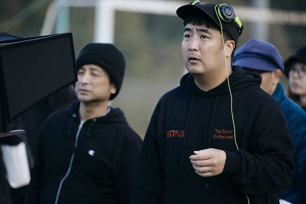 突如、組体操が襲いくる⁉映画『NEW GROUP』の異色な世界観を捉えたメイキング写真