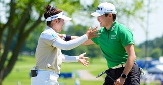 全米女子プロの最大逆転は7打差メジャー2勝目へ山下美夢有は“首の皮1枚”「もう少し決まればスコアも」