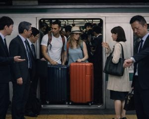 満員電車で通路を塞ぐ「大型キャリーケース」や、一歩も動かない「ベビーカー」にモヤッ。乗客約7割が回答した車内マナー迷惑1位の本音も