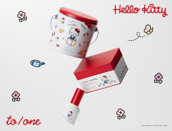 【to/one × ハローキティ】初コラボが実現！肌と心を育む、限定スキンケアコレクションが登場