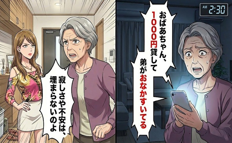 「1000円貸して」夜中に届いた孫のSOS。祖母として守るべきものを選んだ結果