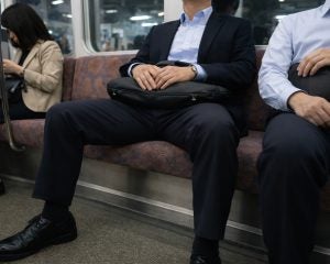 新幹線の座席に“大股開き”で座る男性…通路にはみ出した足を襲った“まさかの結末”「自業自得だな」