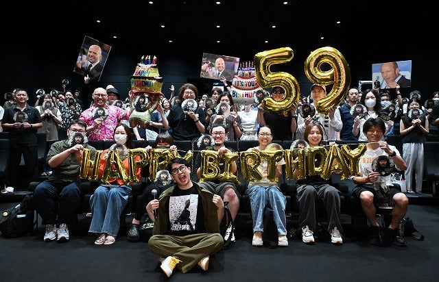 ジェイソン・ステイサム59歳誕生日を全力祝福する「“勝手に”生誕祭試写会」開催！熱狂的ファンの“ステイサム愛”が爆発