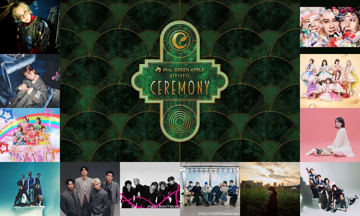 Mrs. GREEN APPLE presents『CEREMONY』2026、WOWOWで8月22日(土)・23日(日)に放送・配信決定