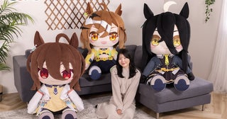 【ウマ娘】超巨大！ジャングルポケット・マンハッタンカフェ・アグネスタキオンぬいぐるみ登場