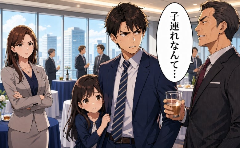 「子連れは邪魔だ！」懇親会で僕と娘を邪険に扱う上司。社長の正体を知った瞬間、顔面蒼白になったワケ