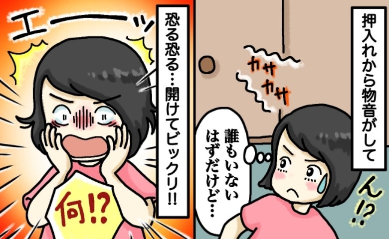 押入れから人の声がする…「だ、誰！？」急いで開けて確認すると、ゾッとする光景が！？