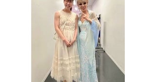  研ナオコ、冬季五輪スケート吉田雪乃選手と初対面＆笑顔２ショット 