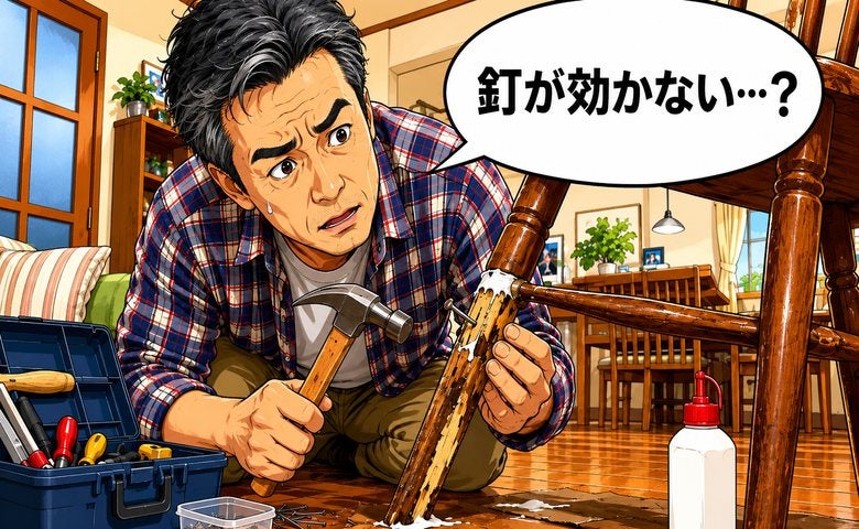 昔取った杵柄！？長年の経験を信じて…椅子の修理に挑んだ私を待っていた思わぬ結末【体験談】