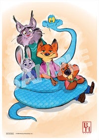 『ズートピア２』、待望の3D版4D上映が決定入場者プレゼント第6弾は日本限定の描き下ろしアートボード