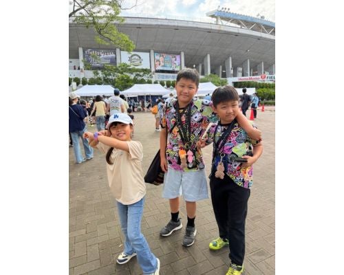  小原正子、逆転ホームランに花火も！家族５人でオリックス戦を満喫 