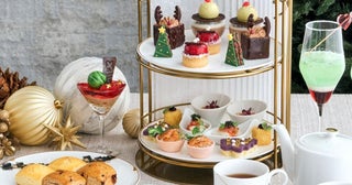 ウェスティンホテル横浜のクリスマスアフタヌーンティー。リンツチョコレートとコラボした華やかなスイーツ＆セイボリーが勢揃い