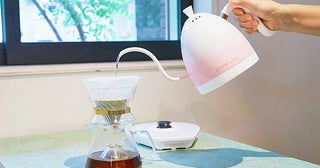 世界中のバリスタが愛用するケトル「brewista」限定カラー「ホワイトピンク」が発売！