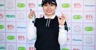 鳥居に“願掛け”したら実現？初エース達成の尾関彩美悠は贈呈品で親孝行を「治してあげたい…」