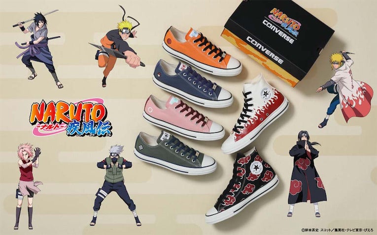 【CONVERSE×NARUTO】人気キャラモチーフ6種のALL STARが登場！
