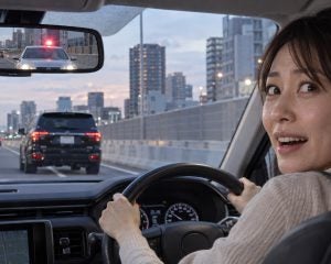 「追突されるんじゃ…」大型SUVが女性の車にピタリと急接近。追い越した直後に待っていた“爽快すぎる展開”