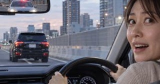 「追突されるんじゃ…」大型SUVが女性の車にピタリと急接近。追い越した直後に待っていた“爽快すぎる展開”