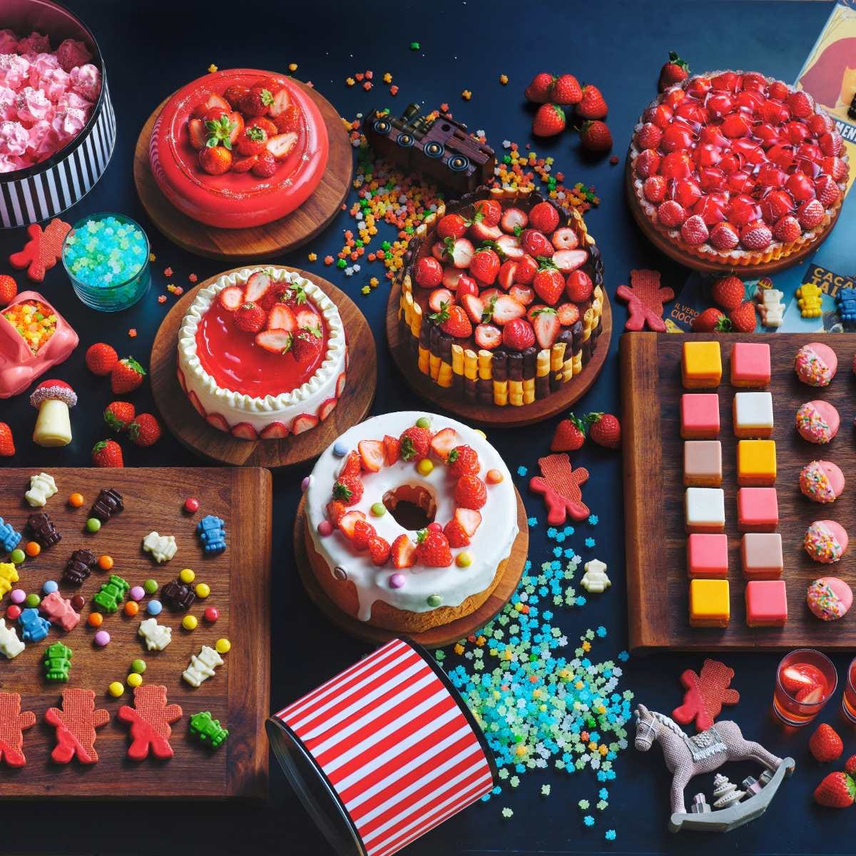 コンラッド大阪のいちごビュッフェはおもちゃがテーマ！キュートなスイーツや自分好みにアレンジできるフォンダンショコラも