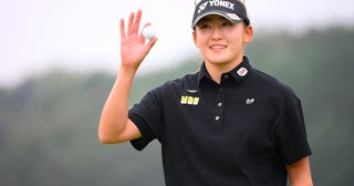 岩井千怜が今季3勝目に王手岡山絵里2位、馬場咲希は23位