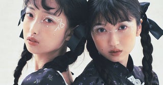 OCHA NORMA 田代すみれ＆北原もも、ロマンティックメイクで可憐な姿を披露！ 『装苑』登場