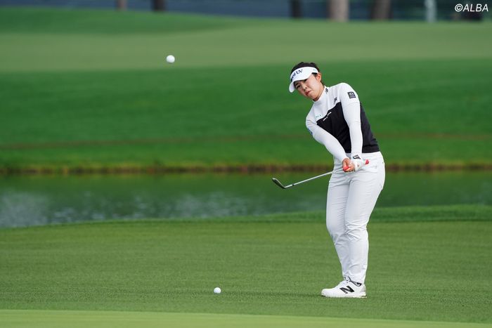山下美夢有はメジャー連勝へ自然体急造の“勝者の池”には「浮き輪を用意して（笑）」