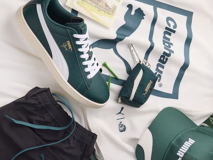 往年の名作“CLYDE”のゴルフシューズ化を記念して『PUMA×CLUBHAUS』コラボアパレルが登場