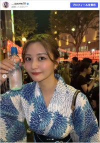 “世界で最も美しい顔100人”選出の美女30歳、うなじ美しい浴衣姿に反響