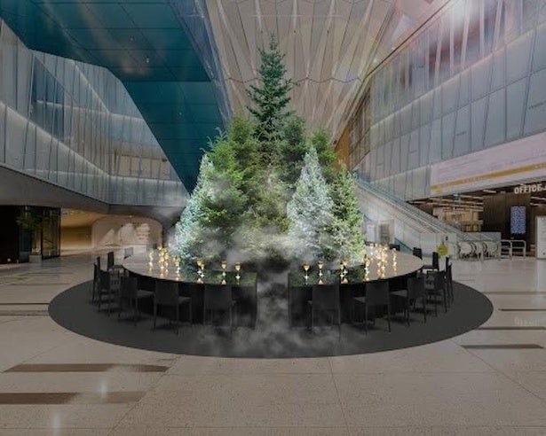 虎ノ門ヒルズに生木が香る“森”が登場！クリスマスにぴったりなグルメやギフトが見つかる「TORANOMON HILLS CHRISTMAS 2025」が開催中
