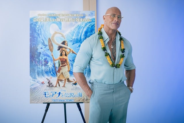 ドウェイン・ジョンソン、「モアナと伝説の海」マウイは「亡き祖父からインスパイア」…日本との深いきずなを語る