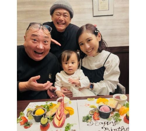  ココリコ遠藤の妻、極楽山本＆西野夫妻の長女１歳の成長に感動 