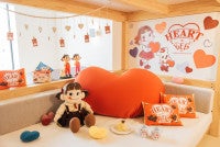 不二家「ハートチョコレート」の客室が登場へ！星野リゾートBEBコラボで限定スイーツも提供