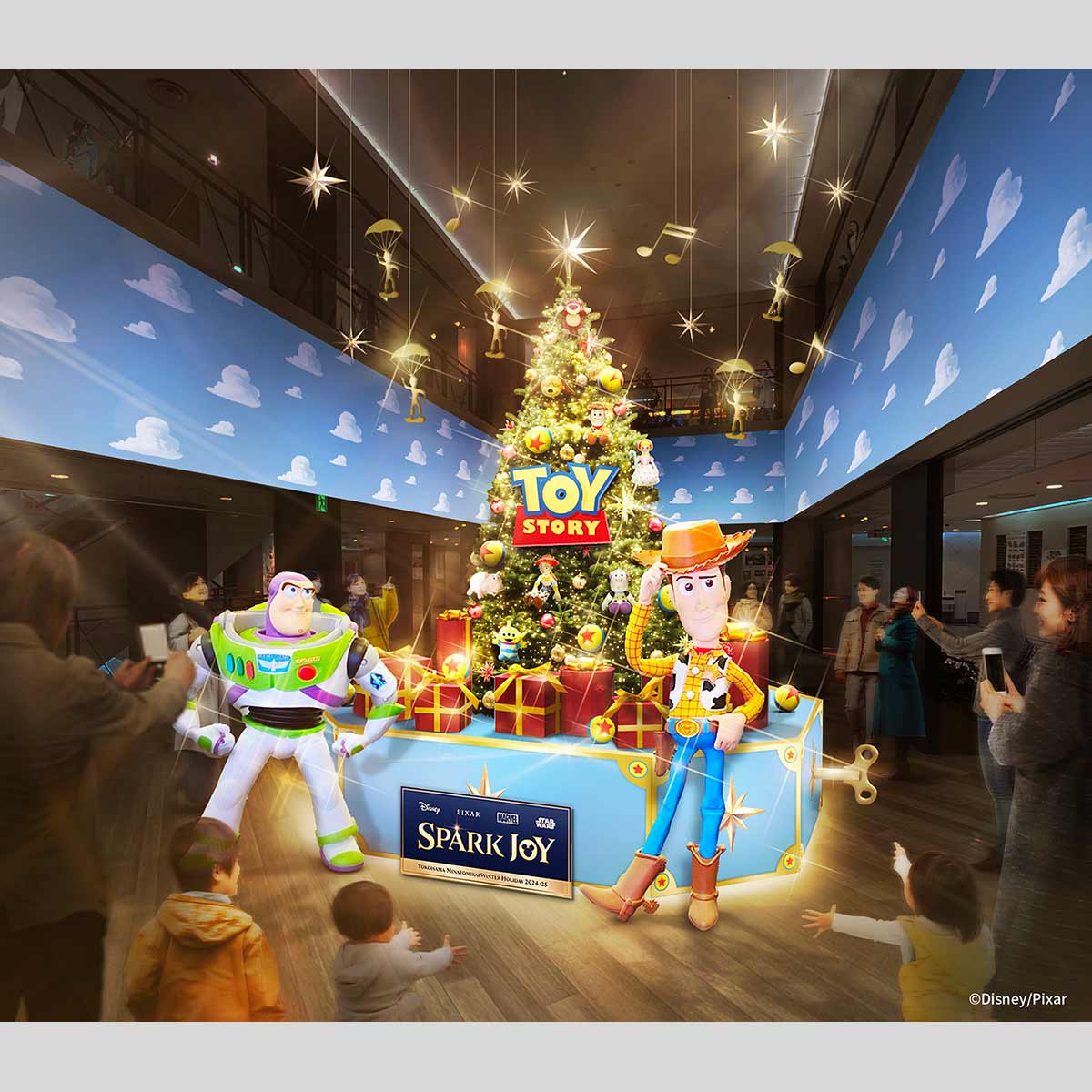 ディズニー、ピクサー、マーベル、スター・ウォーズの冬イベント「YOKOHAMA MINATOMIRAI WINTER HOLIDAY 2024-2025」