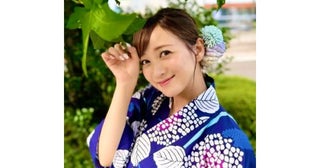  小松彩夏、爽やかな浴衣姿の“七夕ショット”を披露 
