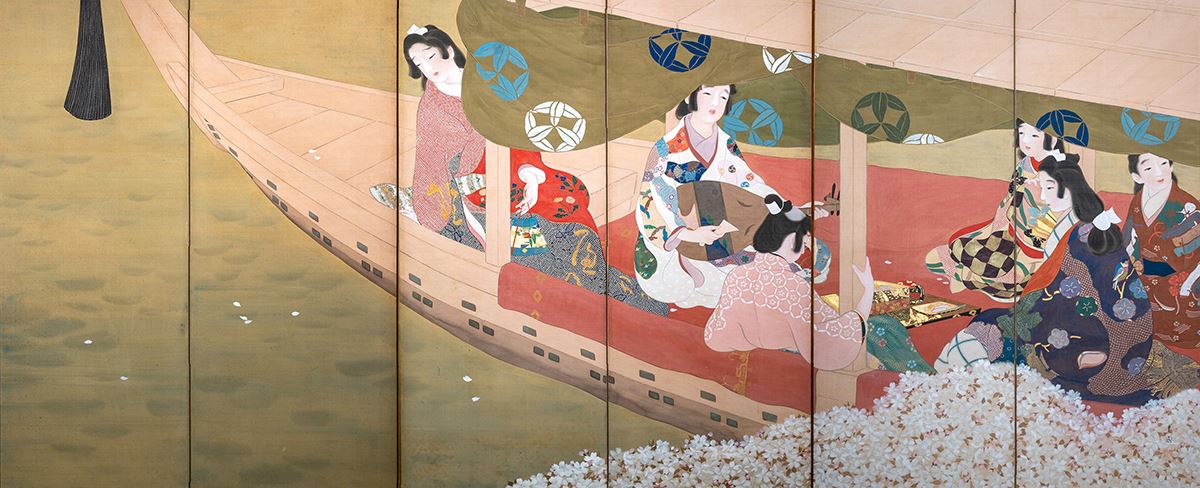 季節の移ろいを日本画で味わう『笑い滴る春と夏の日本画名品選』松岡美術館で