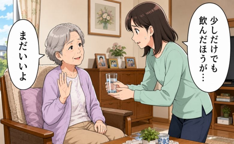「いらない」と言っていたのに…「喉がカラカラ」高齢者の水分補給で気を付けたいこと【医師解説】