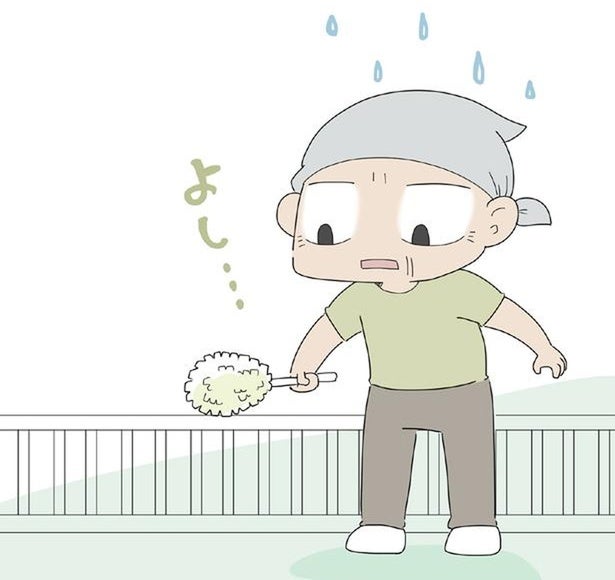 スヤスヤと眠る孫娘と子猫。「今がチャンス！」と張り切るおじいだが…／ハルとゲン（47）