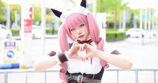 むちむち女子・橘あさひ「シュタゲ」“フェイリス”コスプレ「忠実に再現した縦ロールがお気に入り」＜ニコニコ超会議＞
