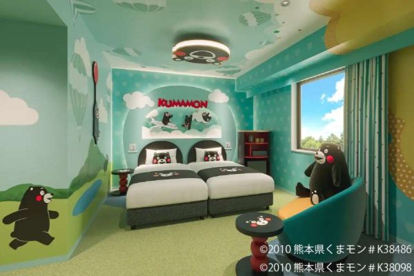 ヴィアインプライム熊本＜雲雀の湯＞、「くまモンルーム」を販売阿蘇や熊本城をテーマにした2室